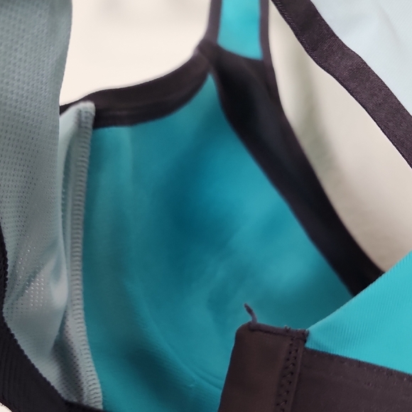 VSX Teal and Black Sports Bra - Picture 7 of 7